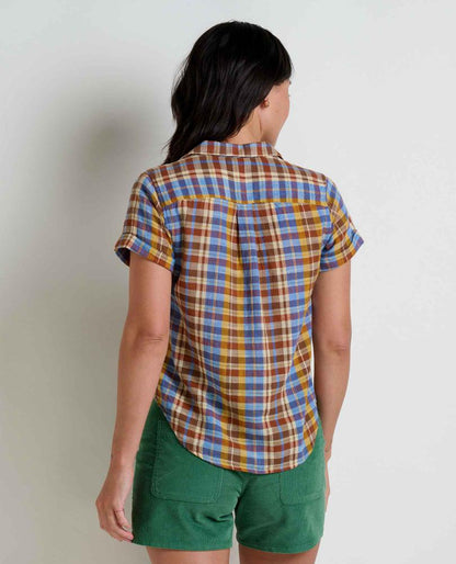 Toad and Co - Camp Cove Short Sleeve Shirt - Umber Plaid