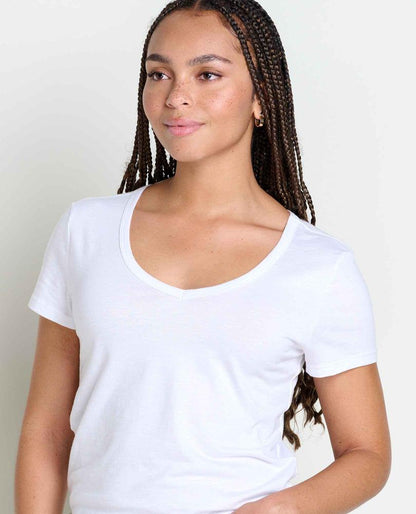 Toad and Co - Marley Short Sleeve V-Neck Tee - Iron