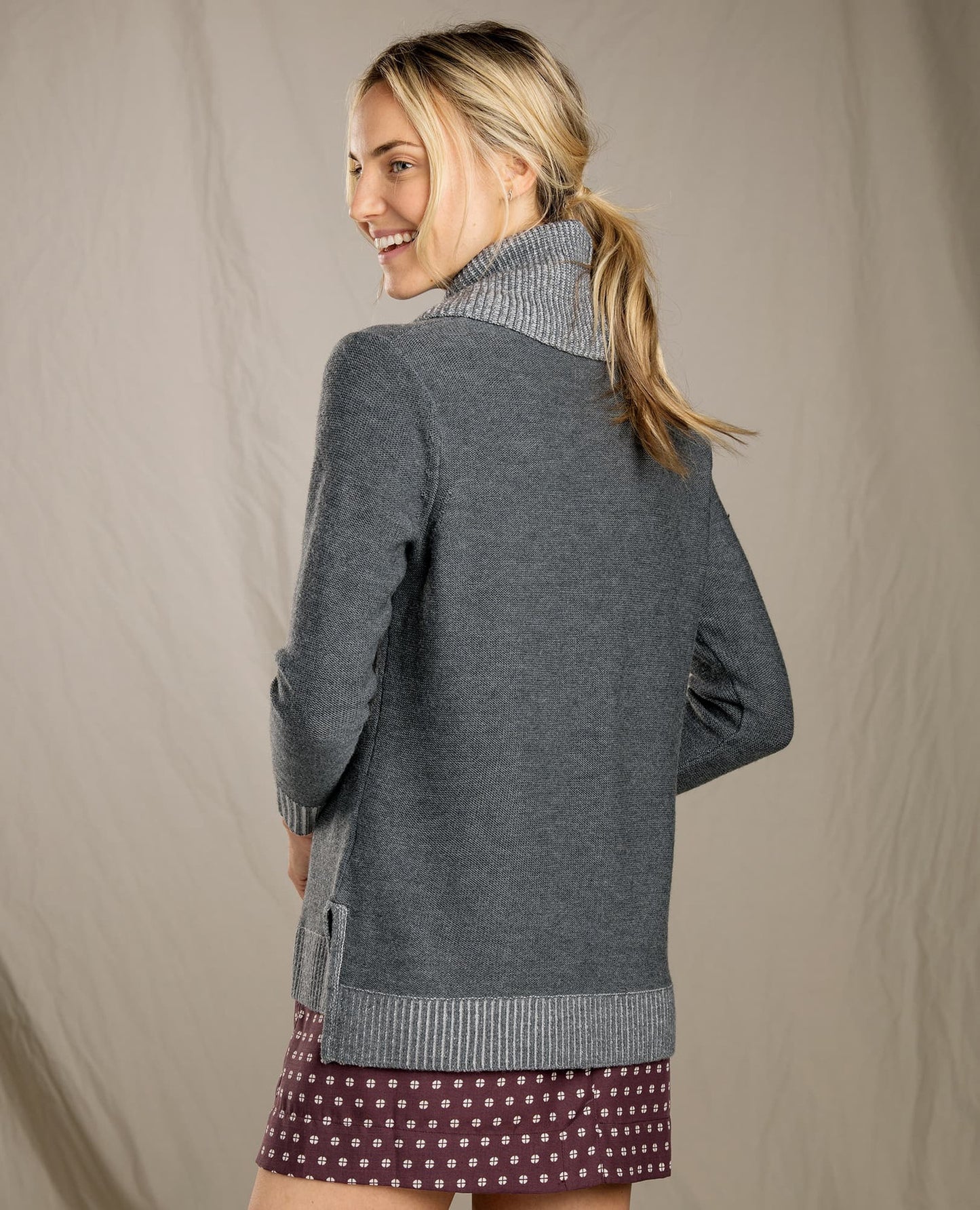 Toad&Co - Cabriolet T-Neck Sweater - Oatmeal