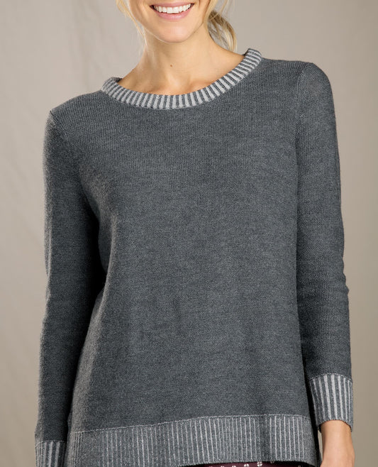 Toad&Co - Cabriolet T-Neck Sweater - Oatmeal
