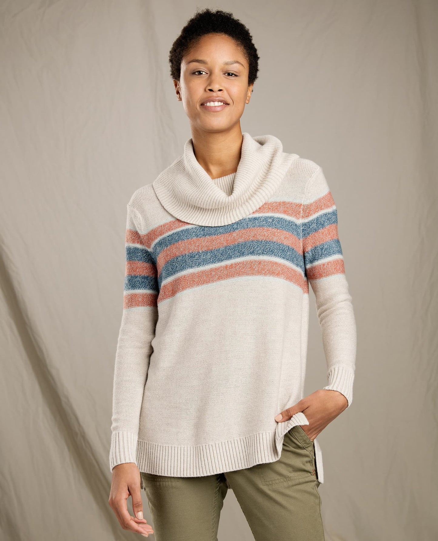 Toad&Co - Cabriolet T-Neck Sweater - Oatmeal