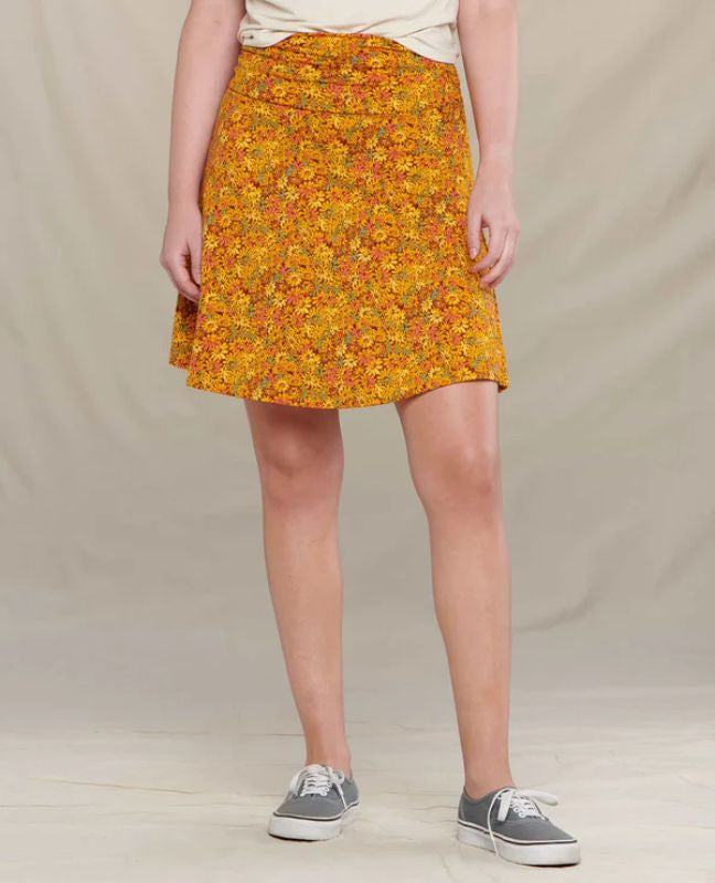 Toad and Co - Chaka Skirt - Black Lily Print