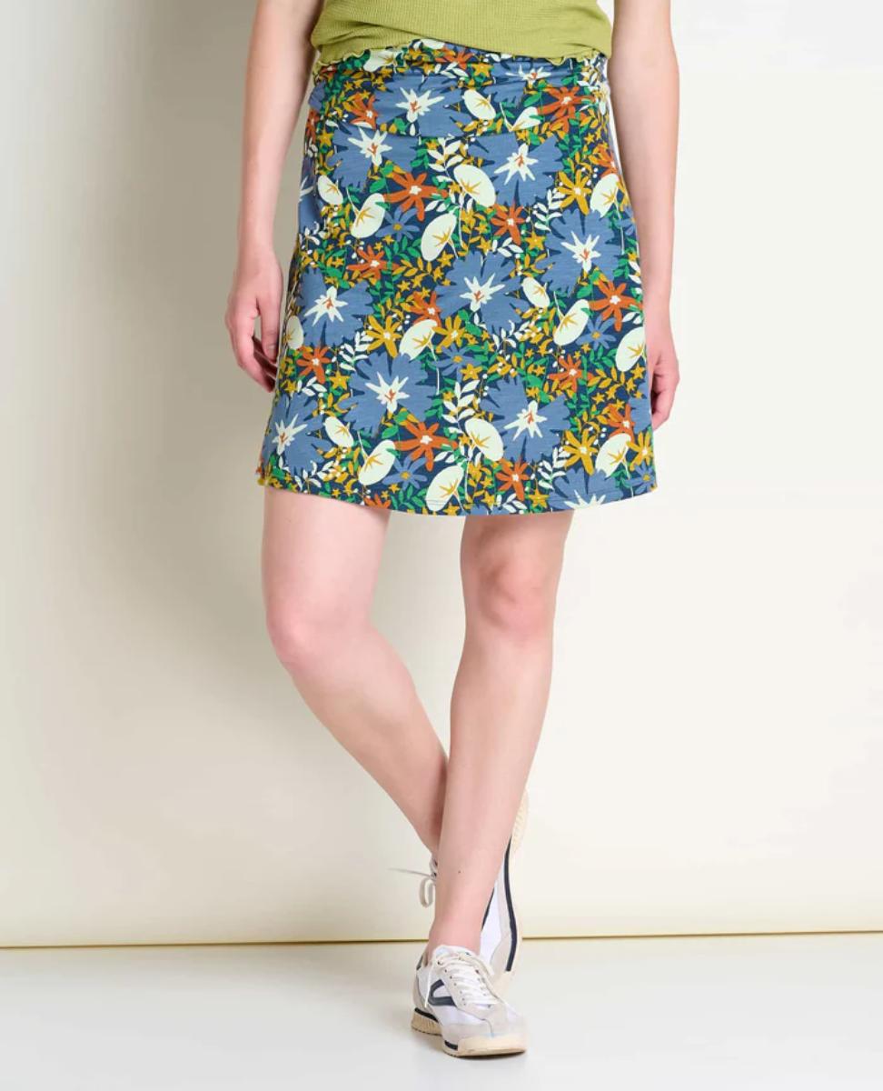 Toad and Co - Chaka Skirt - Black Lily Print