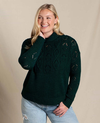 Toad and Co - Tupelo II Cable Sweater - Cabin