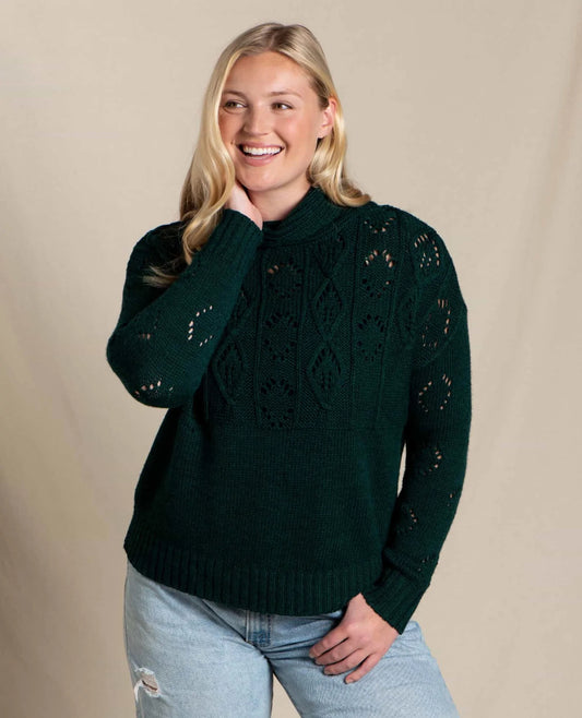 Toad and Co - Tupelo II Cable Sweater - Cabin