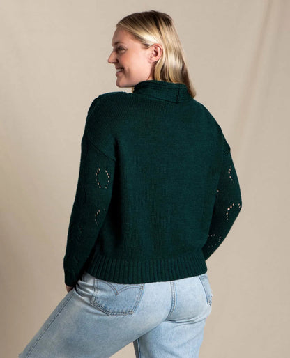 Toad and Co - Tupelo II Cable Sweater - Auburn