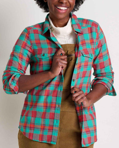 Toad and Co - Re-Form Flannel Long Sleeve Shirt - Arcadia Plaid