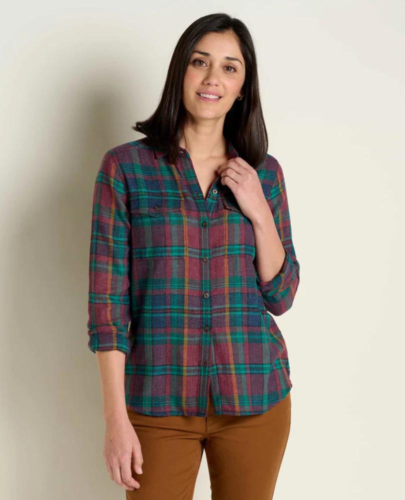 Toad and Co - Re-Form Flannel Long Sleeve Shirt - Arcadia Plaid