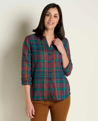 Toad and Co - Re-Form Flannel Long Sleeve Shirt - Arcadia Plaid