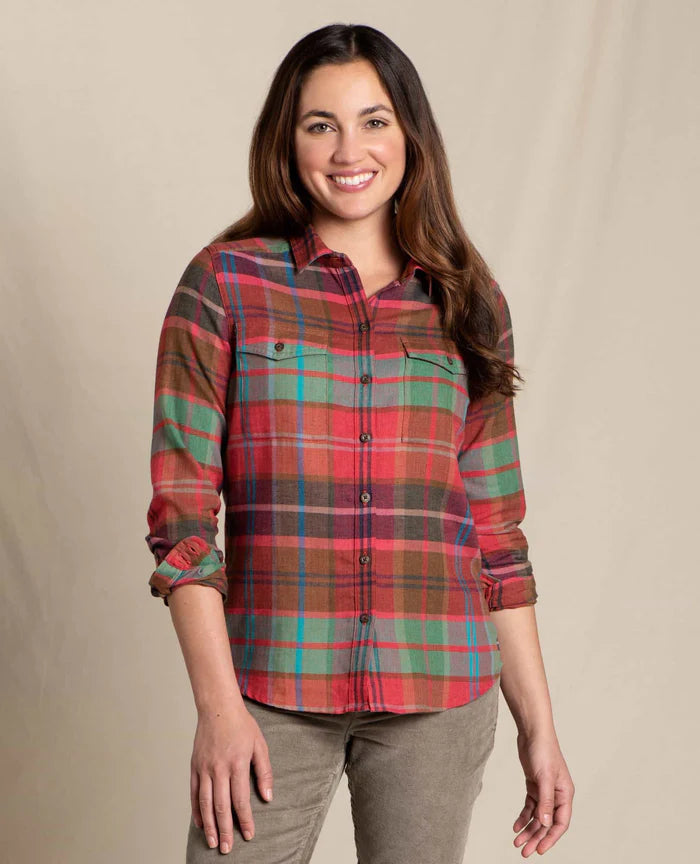 Toad and Co - Re-Form Flannel Long Sleeve Shirt - Arcadia Plaid