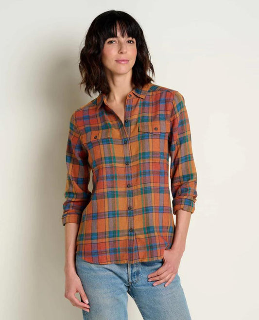 Toad and Co - Re-Form Flannel Long Sleeve Shirt - Arcadia Plaid