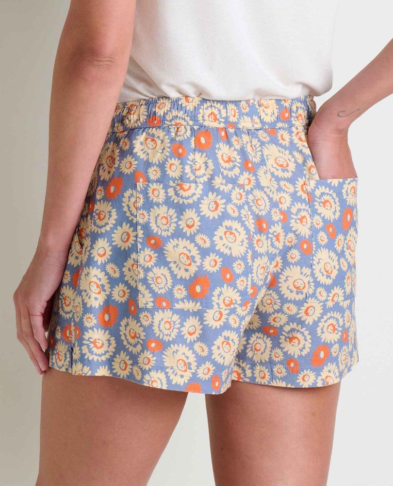 Toad and Co - Taj Hemp Pull-On Short - Women's - North Shore Shape Print