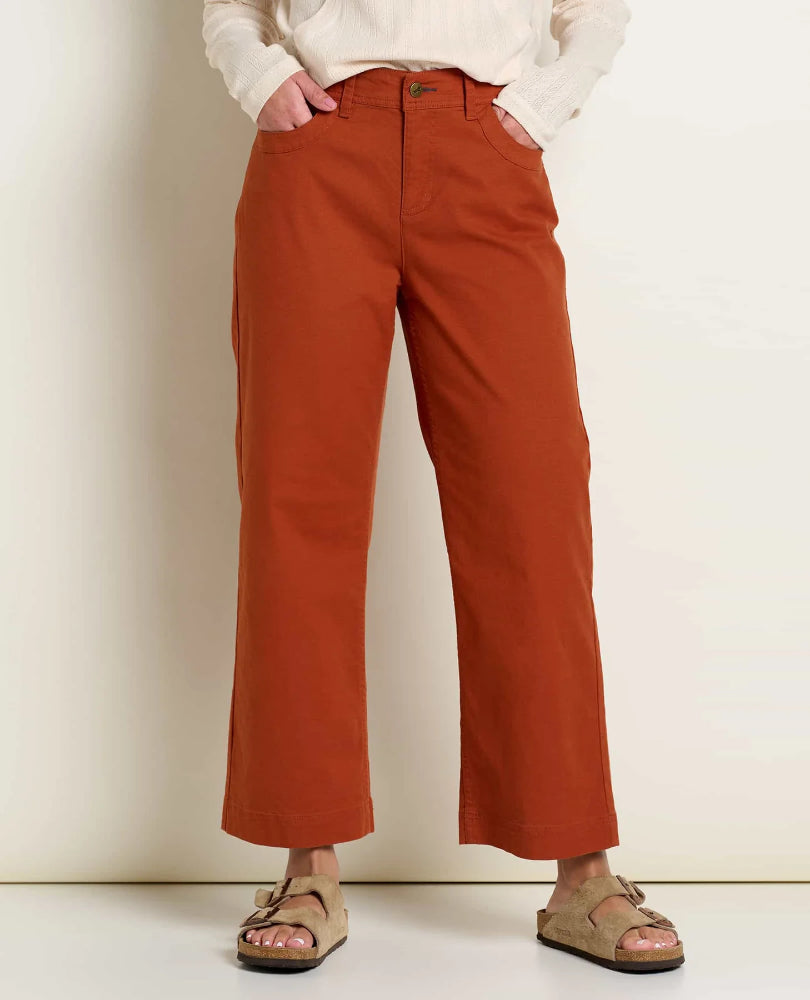 Toad and Co - Earthworks Wide Leg Pant - Epidote