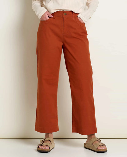 Toad and Co - Earthworks Wide Leg Pant - Epidote