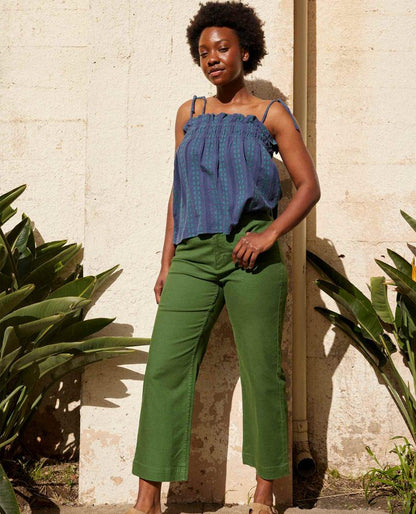 Toad and Co - Earthworks Wide Leg Pant - Epidote