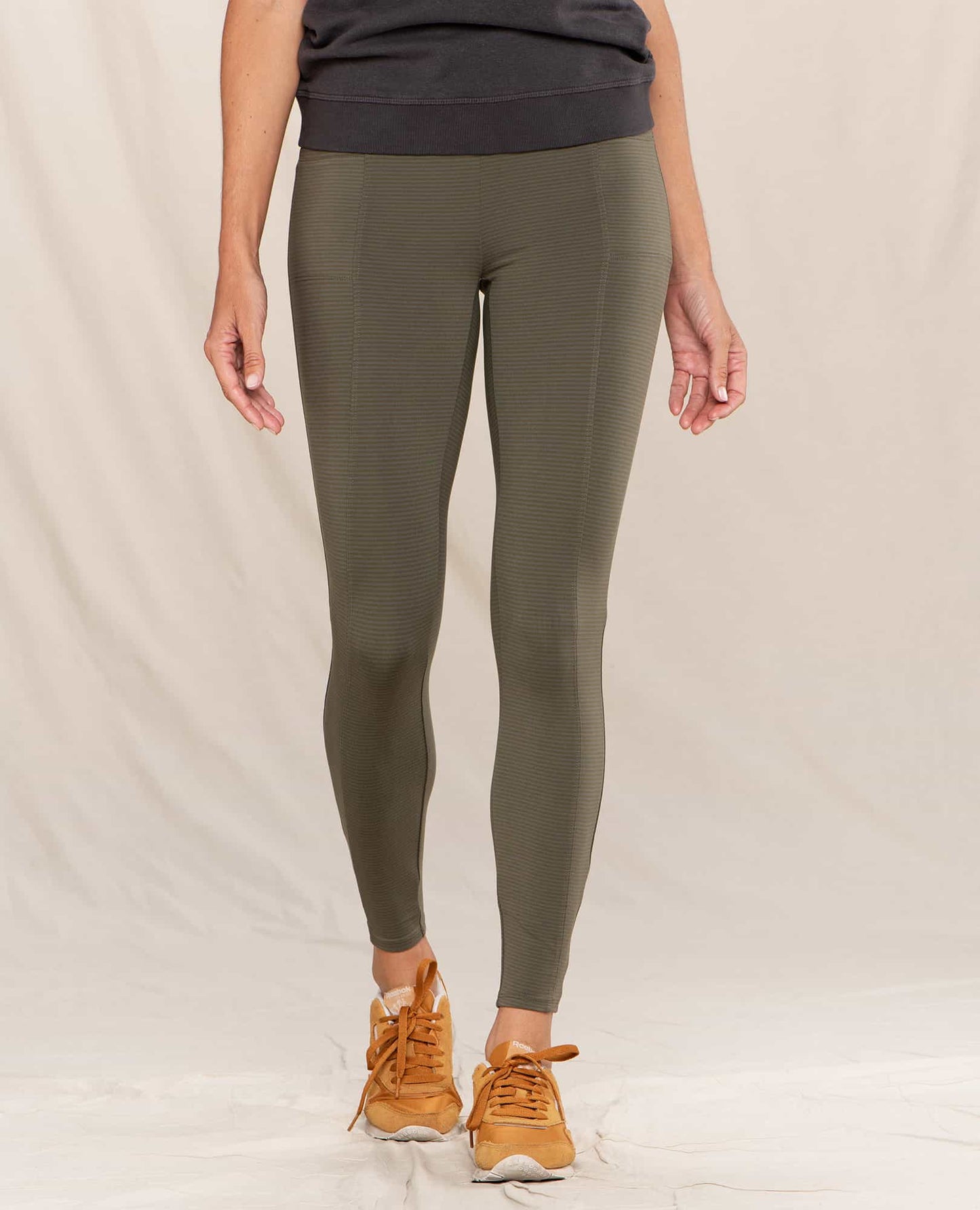 Toad and Co - Timehop Light Tight - Women's - Olive Stripe