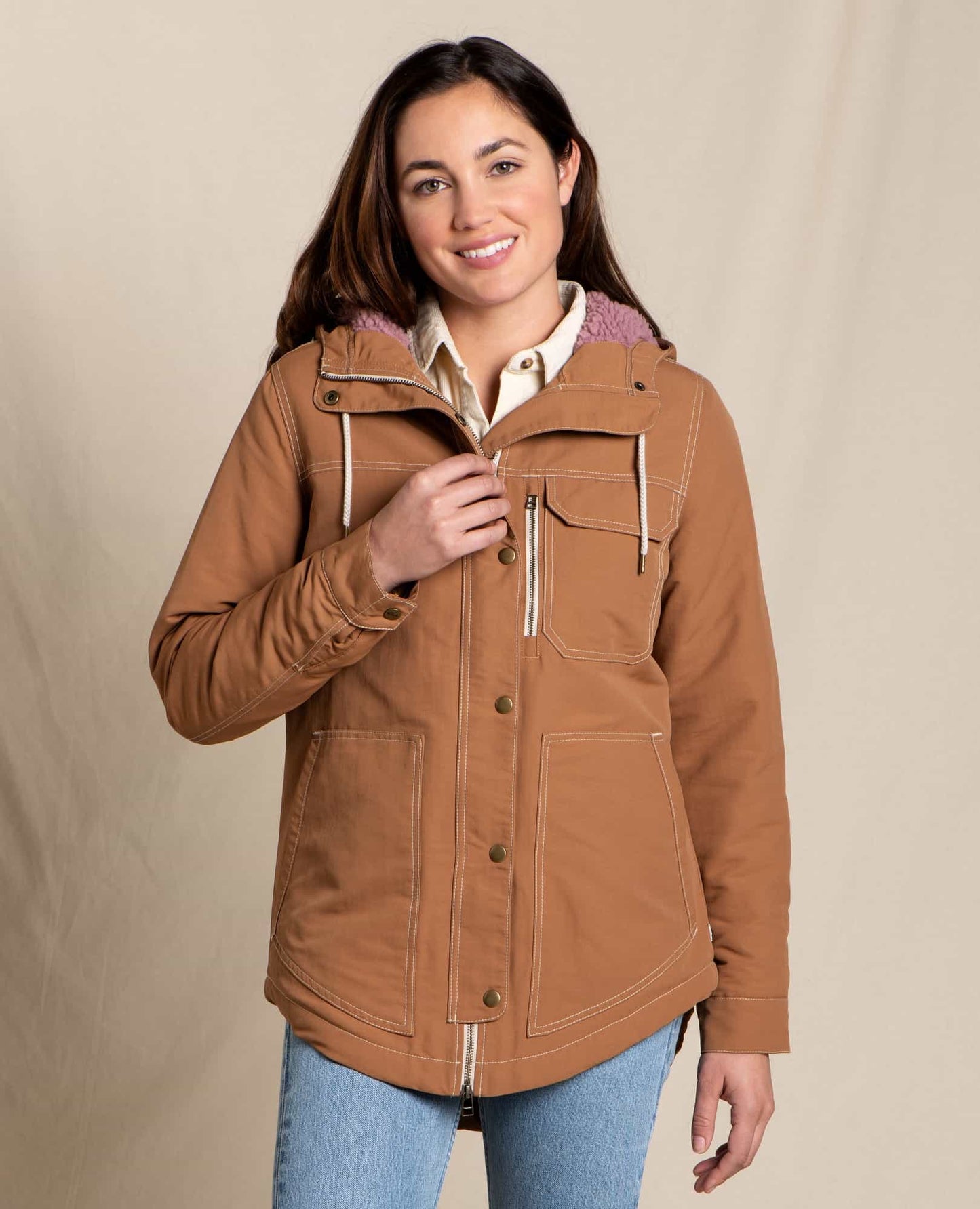Toad and Co - Forester Pass Sherpa Parka - Women's - Adobe