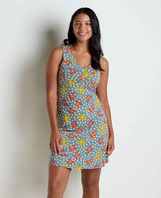 Toad and Co - Rosemarie Sleeveless Dress - North Shore Lily Print