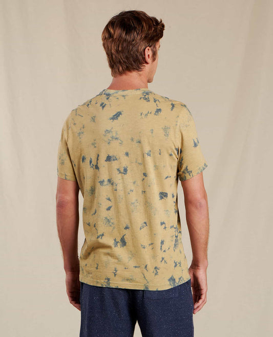 Toad and Co - Mens Primo Short Sleeve Crew - True Navy Tie Dye