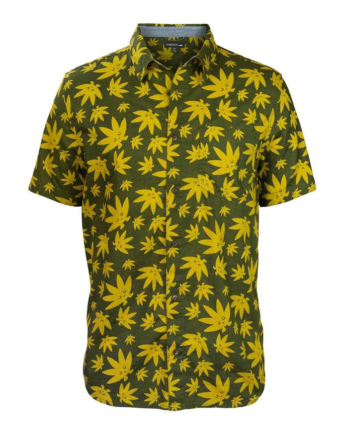 Toad and Co - Fletch Short Sleeve Shirt - Midnight Thistle Print