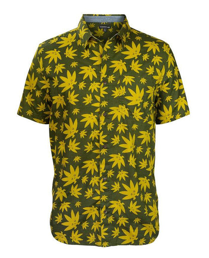Toad and Co - Fletch Short Sleeve Shirt - Midnight Thistle Print