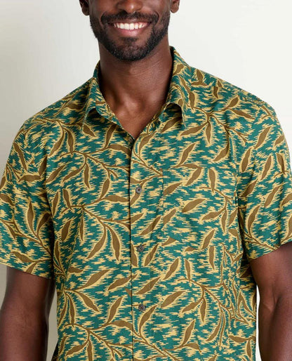 Toad and Co - Fletch Short Sleeve Shirt - Midnight Thistle Print