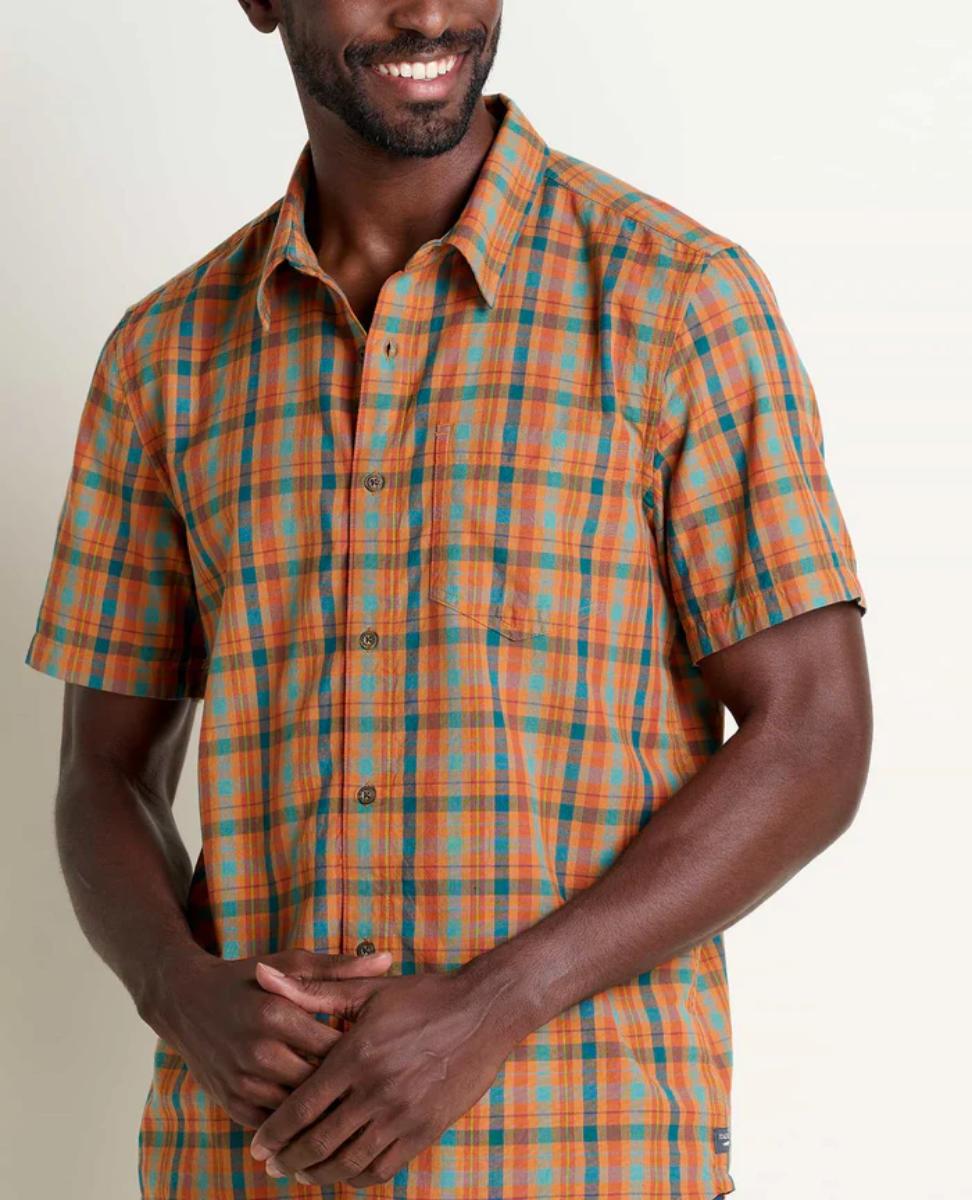 Toad and Co - Airscape Short Sleeve Shirt - Men's - Lichen Check