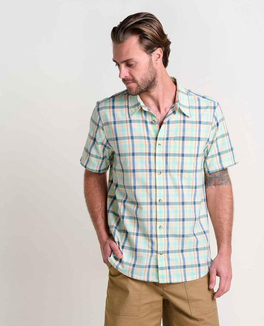 Toad and Co - Airscape Short Sleeve Shirt - Men's - Lichen Check