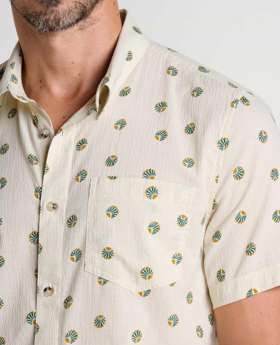 Toad and Co - Fletcher Short Sleeve Shirt - Men's - Pacific Blue Bird Print
