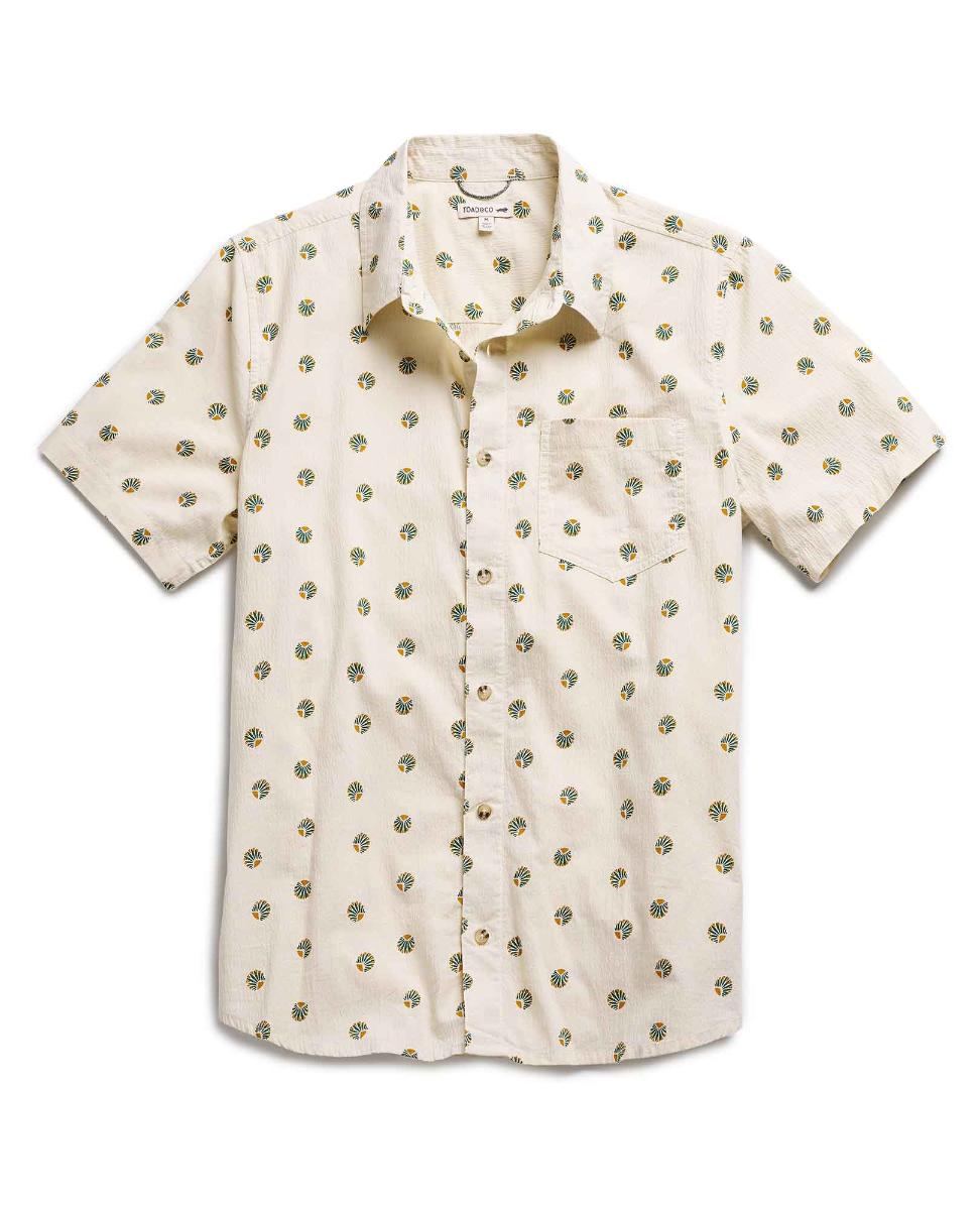 Toad and Co - Fletcher Short Sleeve Shirt - Men's - Pacific Blue Bird Print