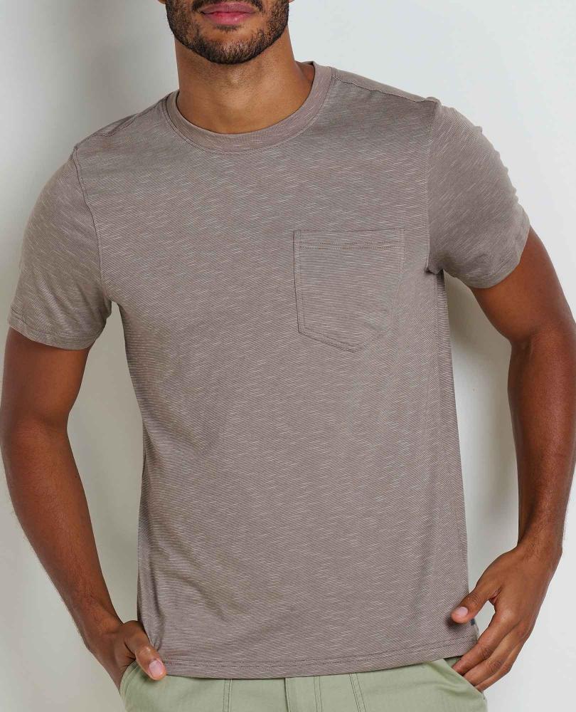 Toad and Co - Tempo Short Sleeve Pocket Crew - Dark Chino