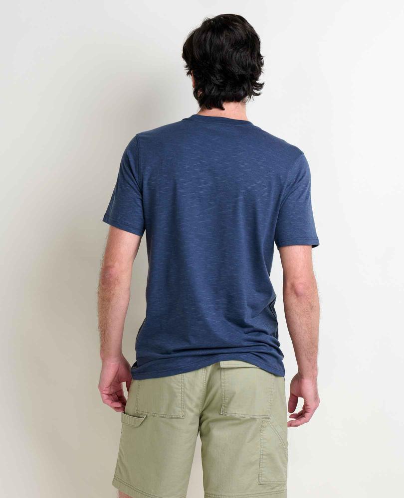 Toad and Co - Tempo Short Sleeve Pocket Crew - True Navy