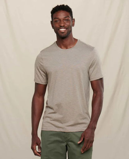 Toad and Co - Tempo Short Sleeve Crew Men's - Dark Chino