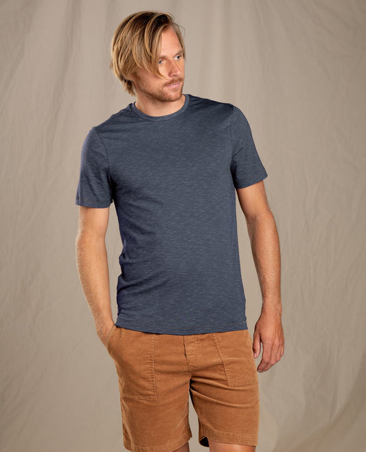 Toad and Co - Tempo Short Sleeve Crew Men's - Dark Chino