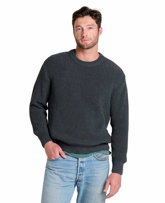 Toad and Co - Butte Crew Sweater - Soot