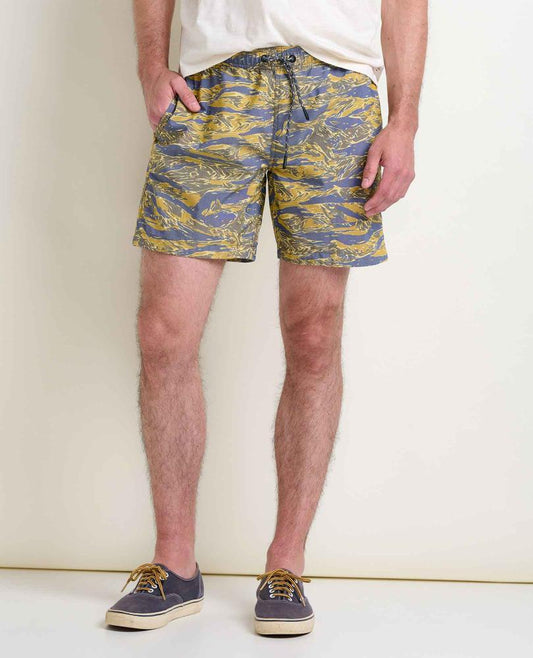 Toad and Co - Boundless Pull-On Short - Men's - Blue Shadow Camo Print