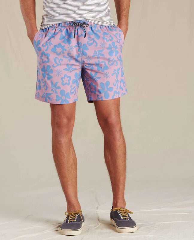 Toad and Co - Boundless Pull-On Short - Men's - Sundown Floral Print