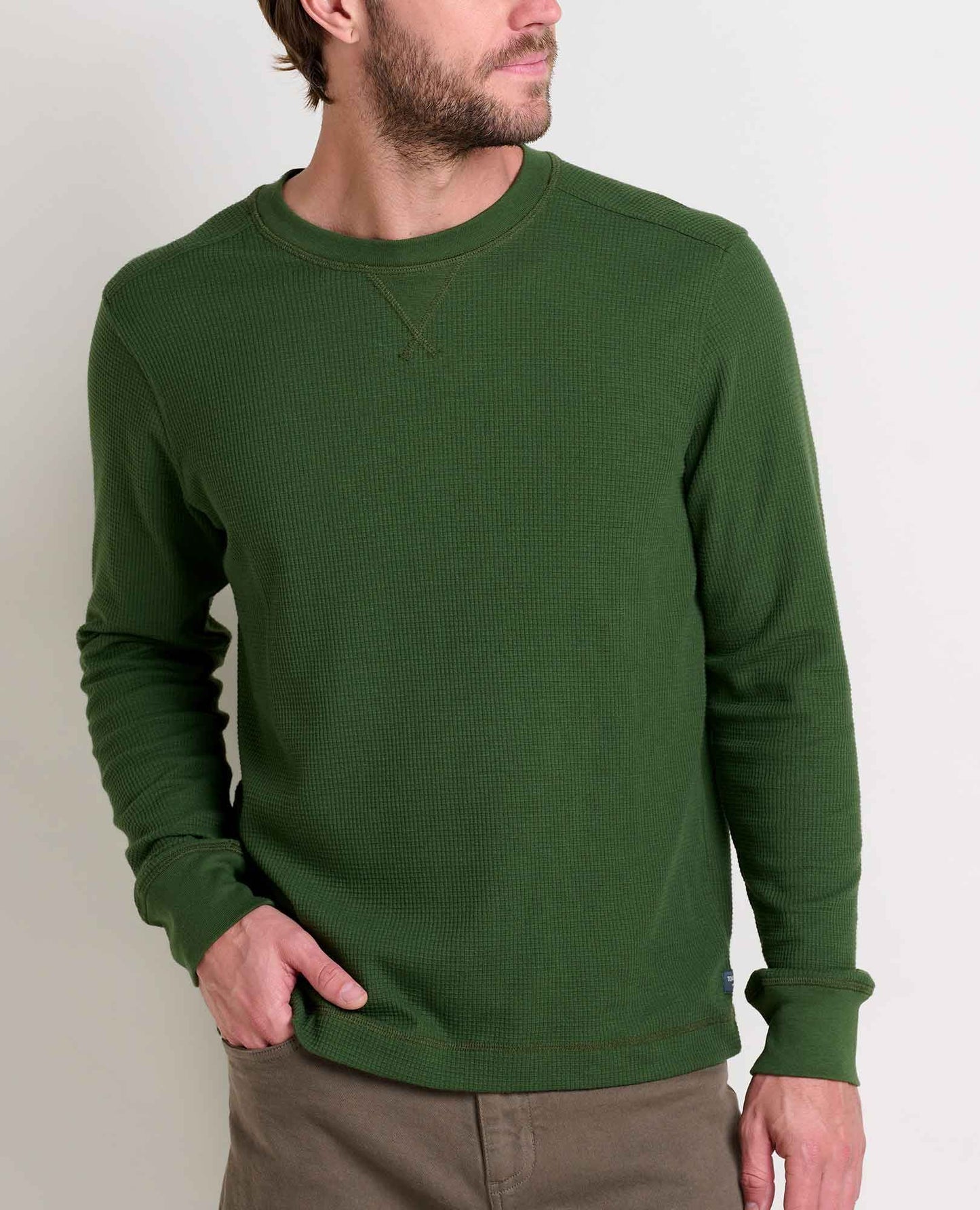Toad and Co - Framer II Long Sleeve Crew - Epidote