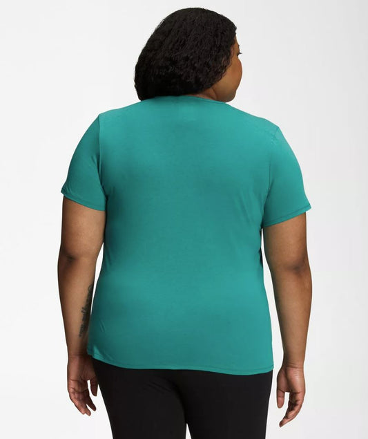 The North Face - Terrain Short Sleeve Scoopneck Tee - Women's Plus - Tnf Black