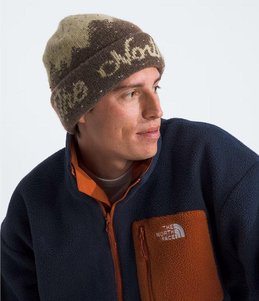 The North Face - Cabin Mountainscape Beanie - Smokey Brown/Gravel