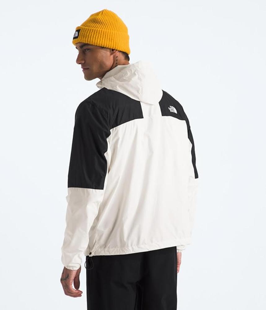 The North Face - Mountain Wind Jacket - Men's - White Dune/TNF