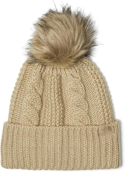 The North Face - Oh Mega Fur Pom Beanie - Women's - Tnf Medium Grey Heather
