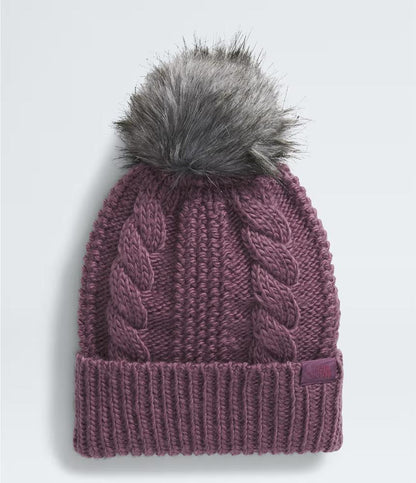 The North Face - Oh Mega Fur Pom Beanie - Women's - Tnf Medium Grey Heather