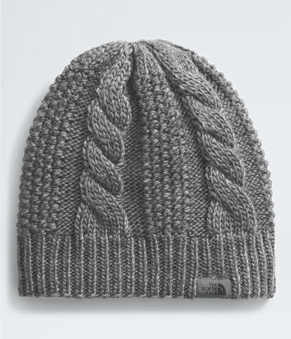 The North Face - Oh Mega Lined Beanie - Women's - Tnf Medium Grey Heather