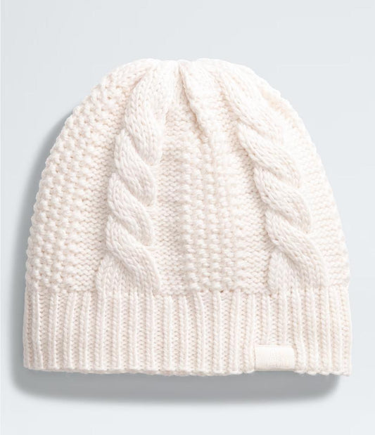 The North Face - Oh Mega Lined Beanie - Women's - White Dune