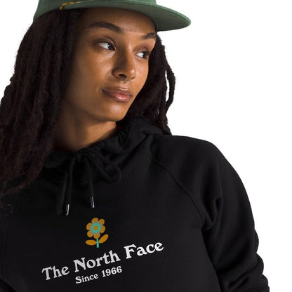The North Face - Strange Colorful World Flower Hoodie - Women's - White Dune