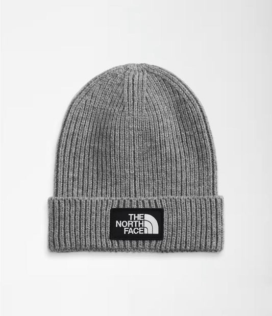 The North Face - TNF Logo Box Cuffed Beanie - Tnf Medium Grey Heather