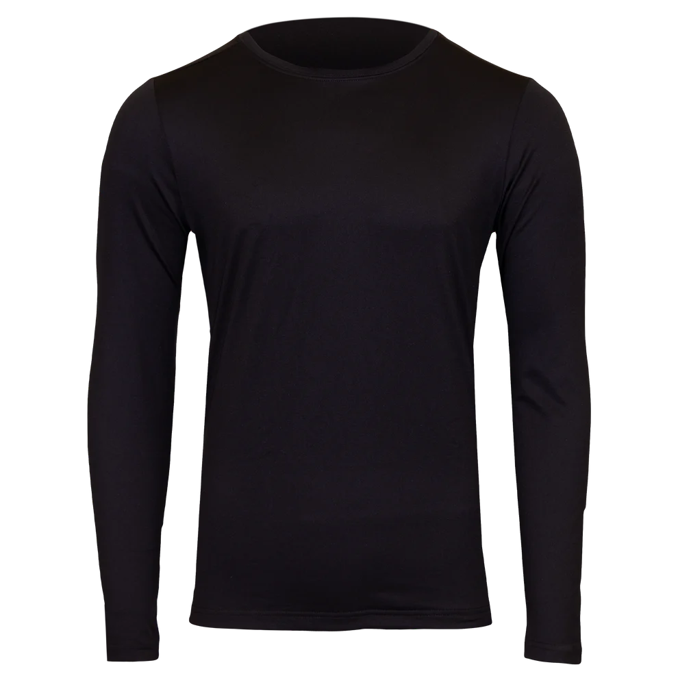 Polarmax - Men's Micro Fleece Crew - Black