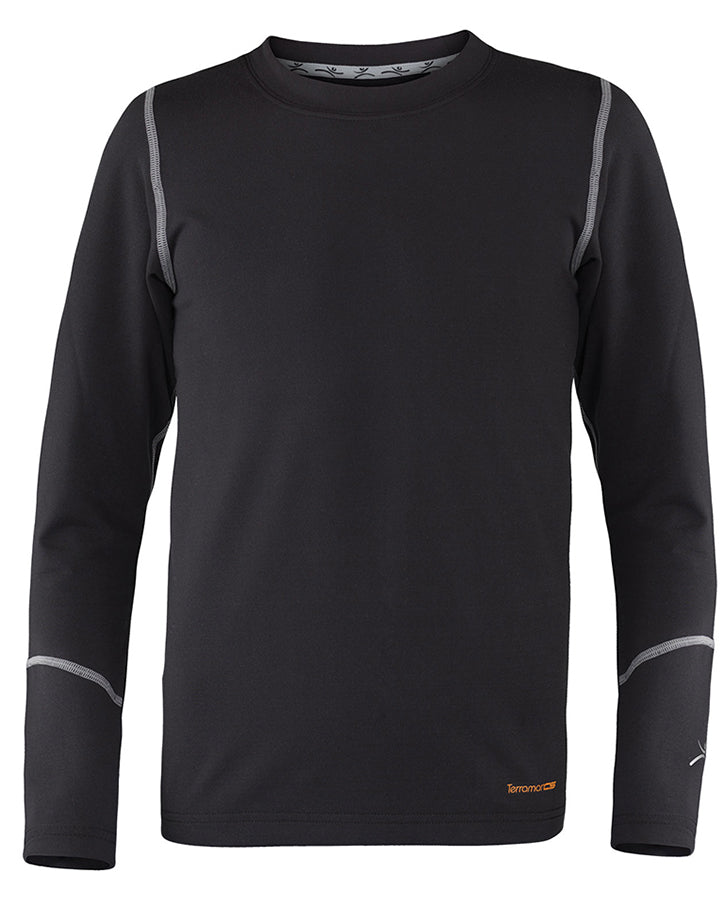 Terramar - Kids Thermolator 2.0 Crew - Black