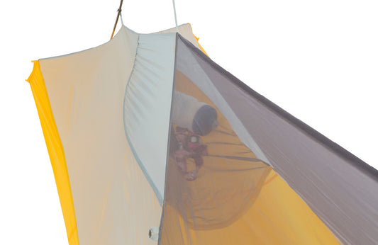Big Agnes - Fly Creek HV Ultralight 1-Person Bikepacking Tent - Yellow/Greige